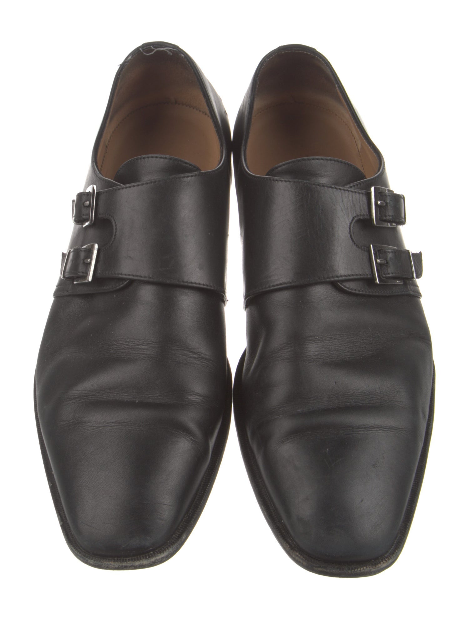 Christian Louboutin Leather Monk Straps